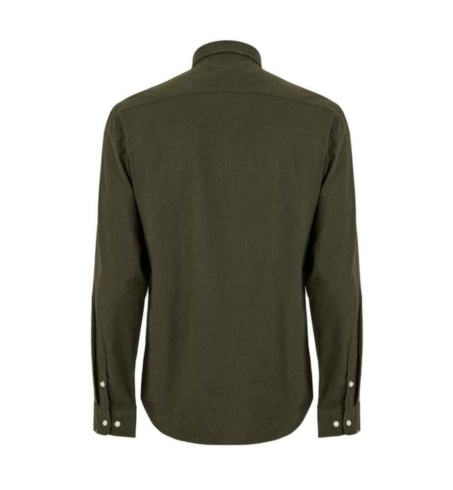 Only Mens Plain Regular Long-Sleeved Button-Down Shirt