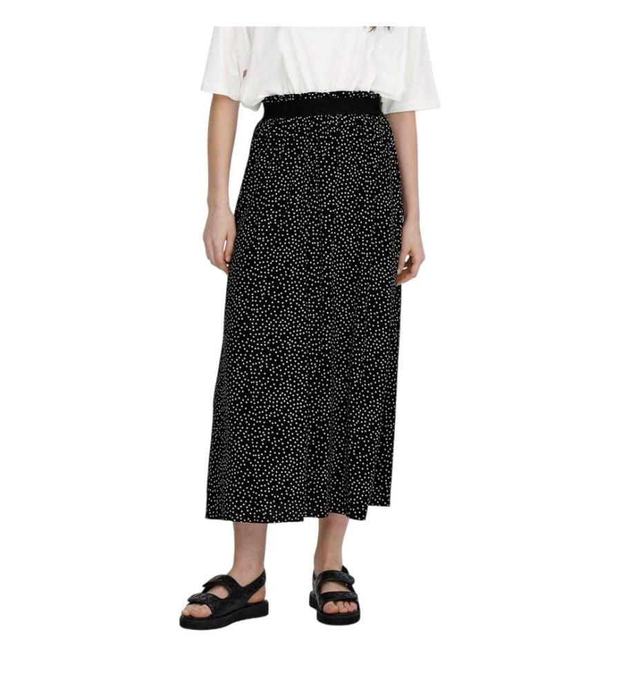 Only Womens/Ladies Polka Dot A-line High Waist Maxi Skirt