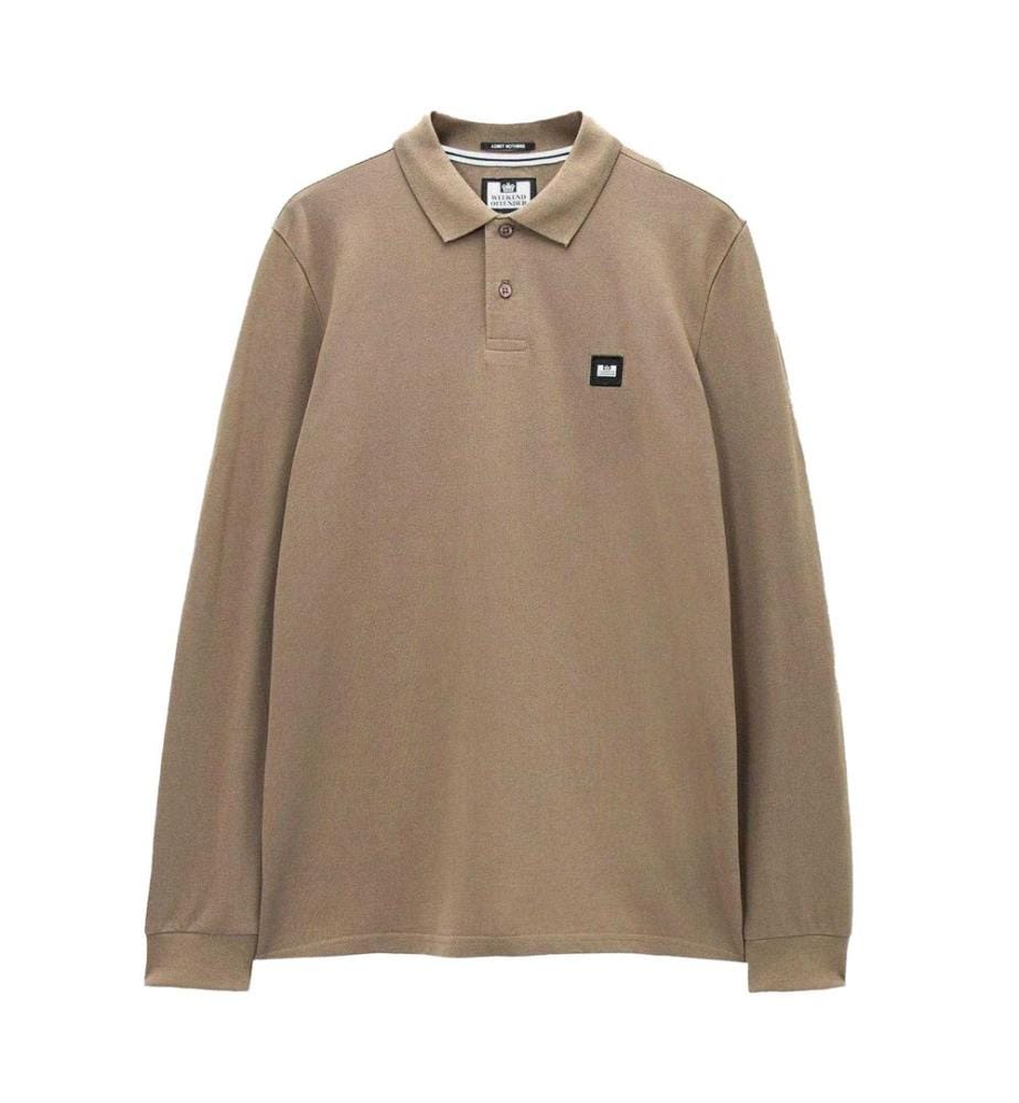 Weekend Offender Mens Long-Sleeved Polo Shirt