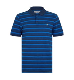 Original Penguin Mens Striped Polo Shirt