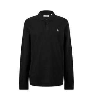 Original Penguin Mens Cotton Long-Sleeved Polo Shirt