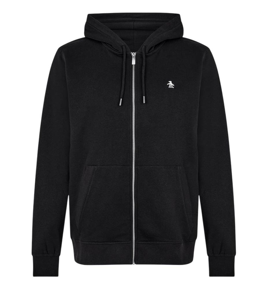 Original Penguin Mens Cotton Long-Sleeved Full Zip Hoodie