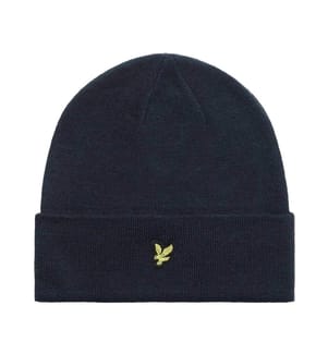 Lyle & Scott - Bonnet à revers motif/style logo brodé - Adulte