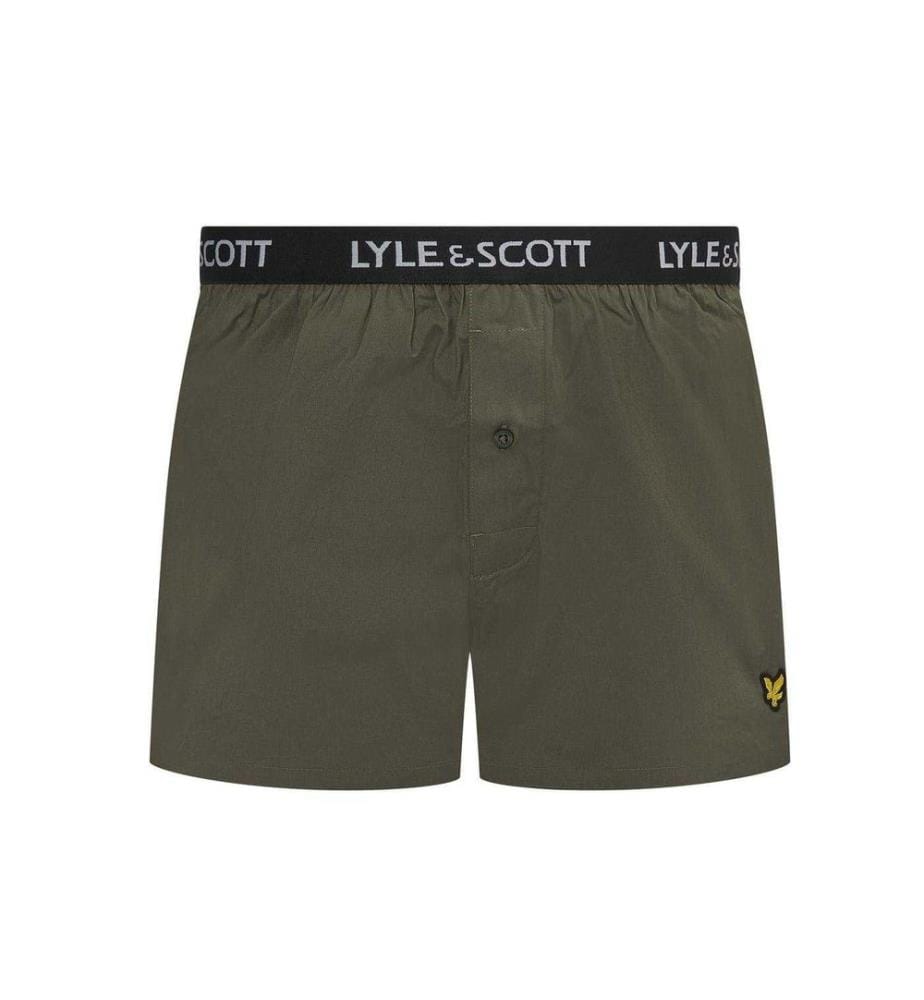 Lyle & Scott Mens Woven Boxer Shorts (Pack of 2)