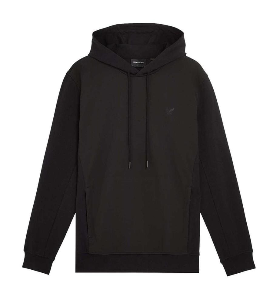 Lyle & Scott Mens Hybrid Softshell Pull Over Hoodie