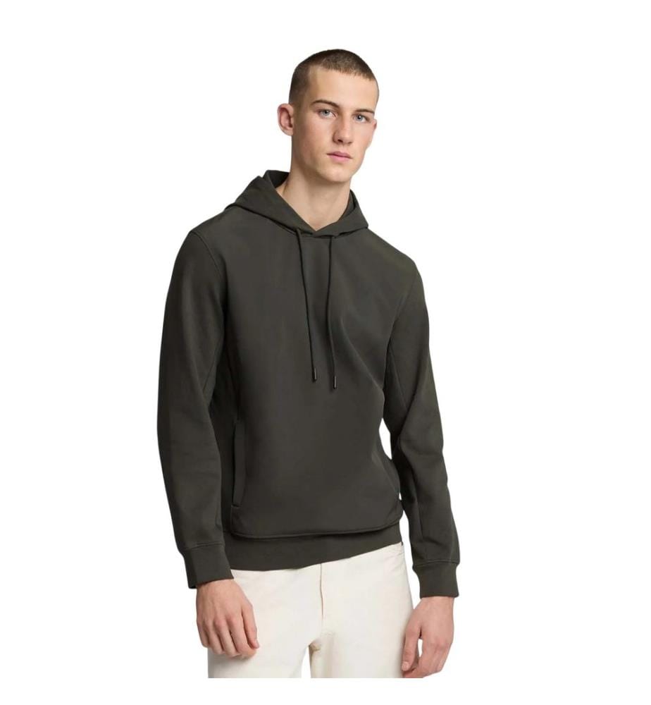 Lyle & Scott Mens Hybrid Softshell Pull Over Hoodie