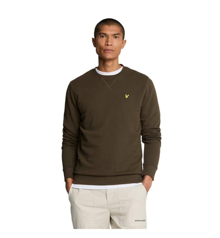 Lyle & Scott Mens Crew Neck Long-Sleeved Sweatshirt