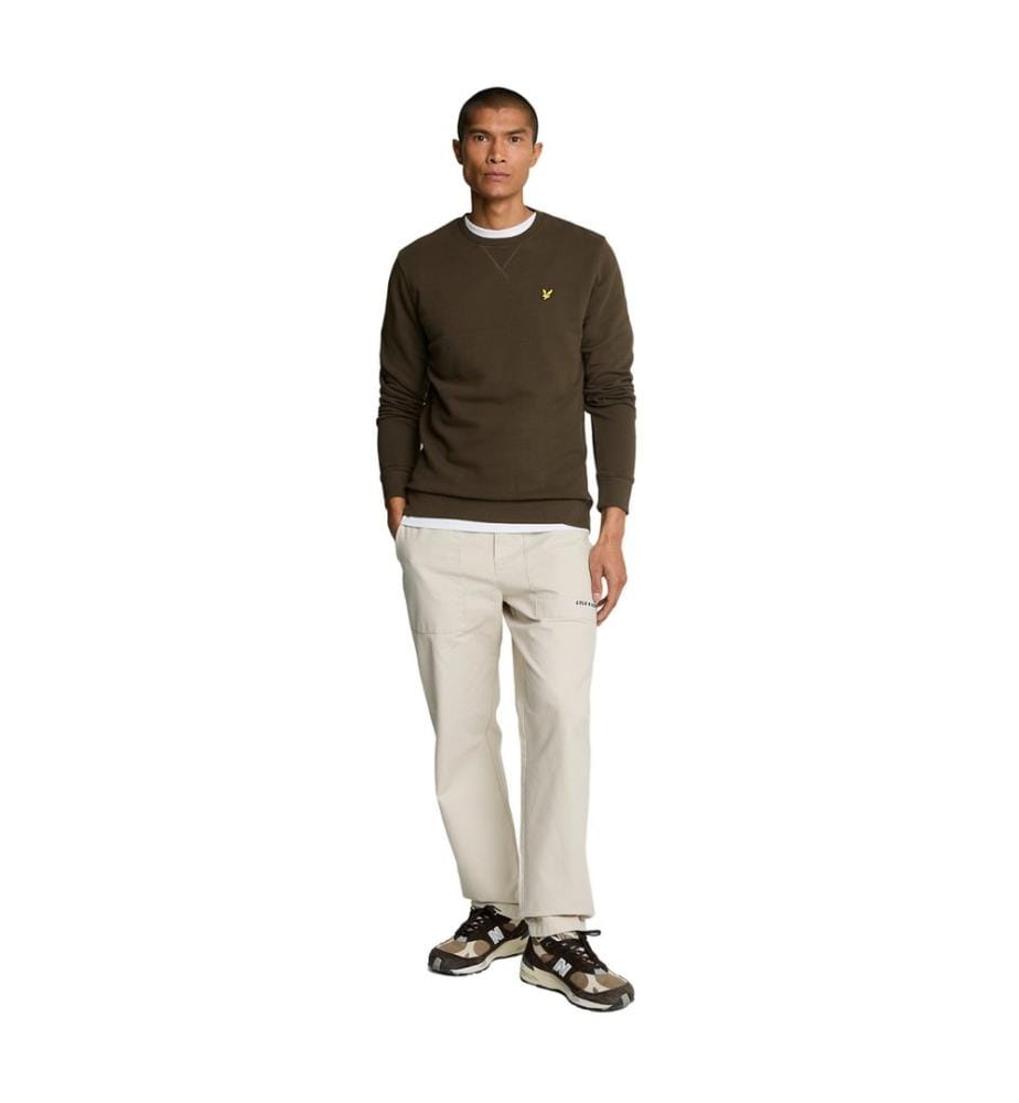 Lyle & Scott Mens Crew Neck Long-Sleeved Sweatshirt