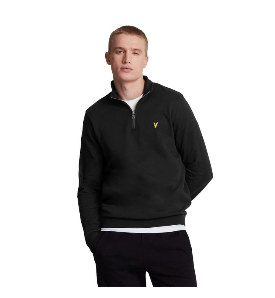 Lyle & Scott Mens Loopback Quarter Zip Sweatshirt