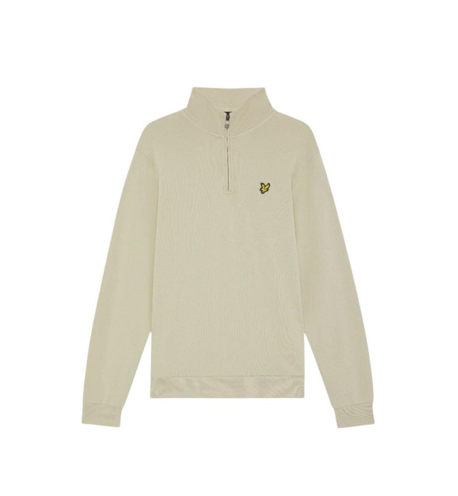 Lyle & Scott Mens Loopback Quarter Zip Sweatshirt