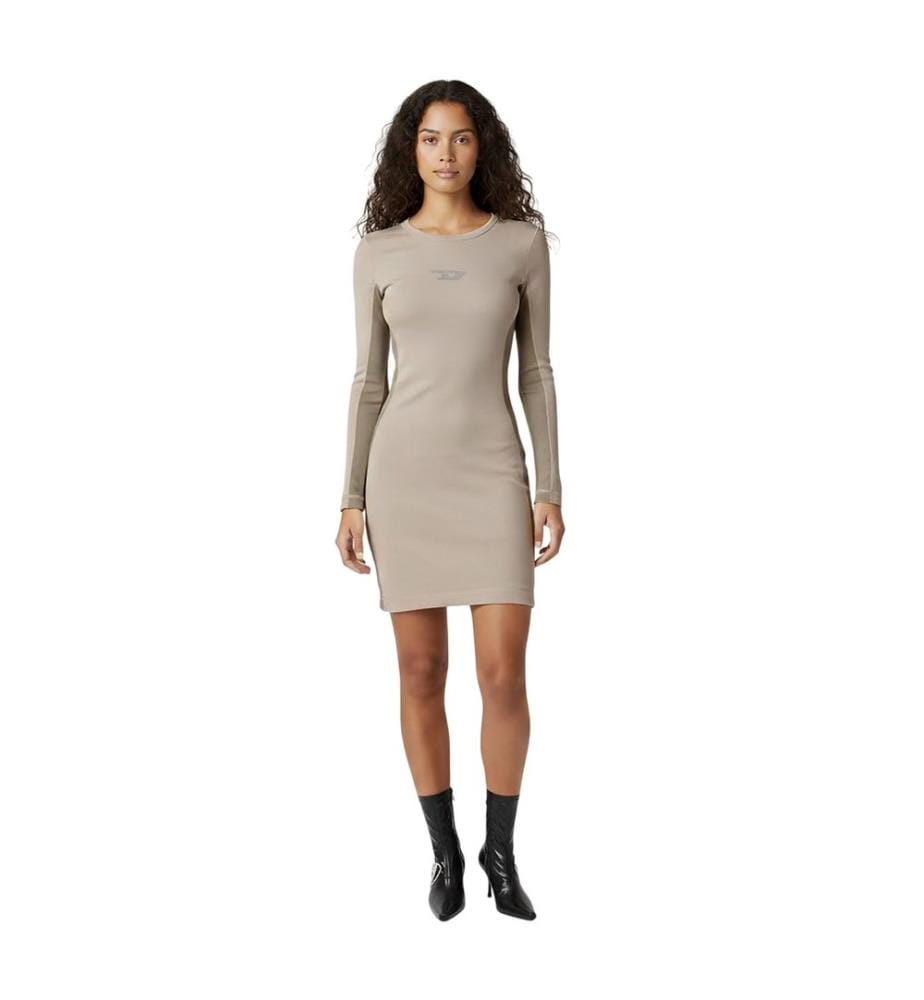 Diesel Womens/Ladies Ovalout Crew Neck Mini Dress