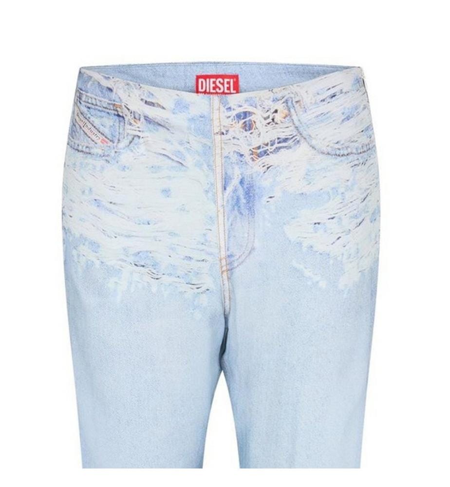 Diesel Womens/Ladies P-Sarky 5 Pockets Straight Leg Jeans