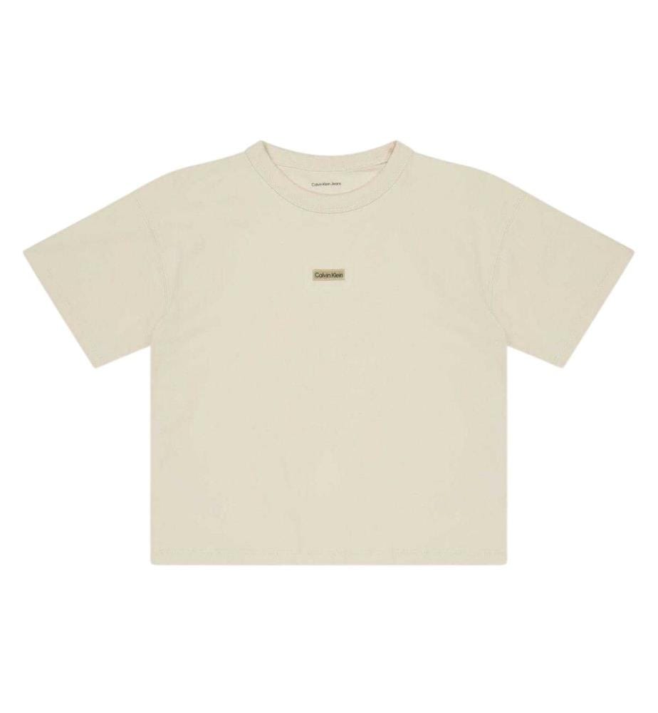 Calvin Klein Childrens/Kids Badge Crew Neck T-Shirt