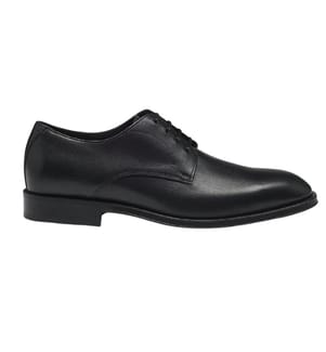 Boss Mens Leather Low Block Heel Formal Shoes