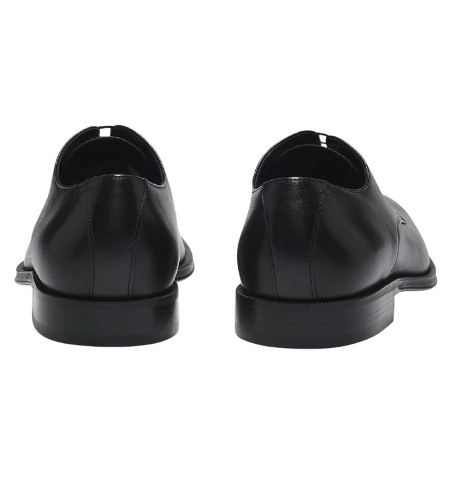 Boss Mens Leather Low Block Heel Formal Shoes
