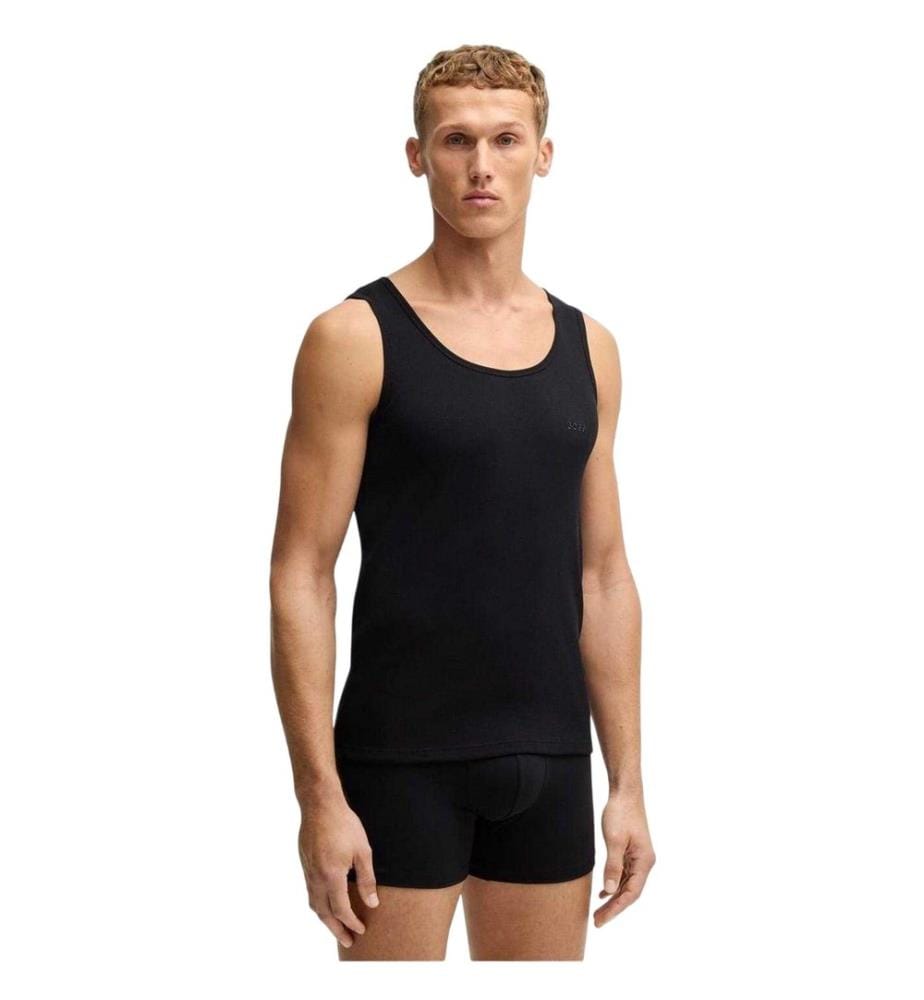 Boss Mens Scoop Neck Regular Tank Top (Pack of 3)