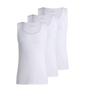 Boss Mens Scoop Neck Regular Tank Top (Pack of 3)