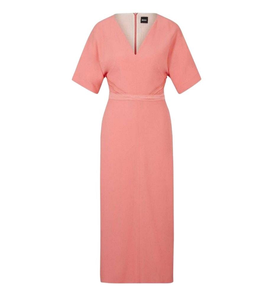 Boss Womens/Ladies Dawinga V Neck Midi Dress