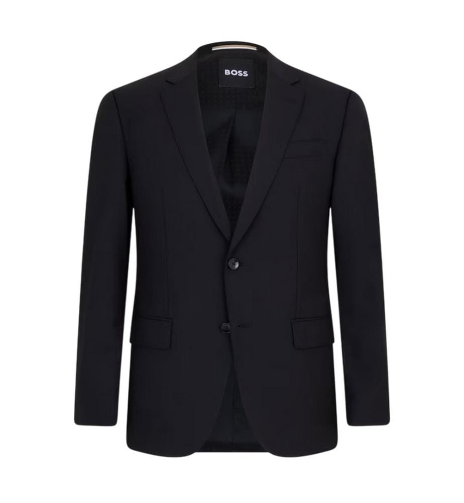 Boss Mens Lapel Collar Suit Jacket