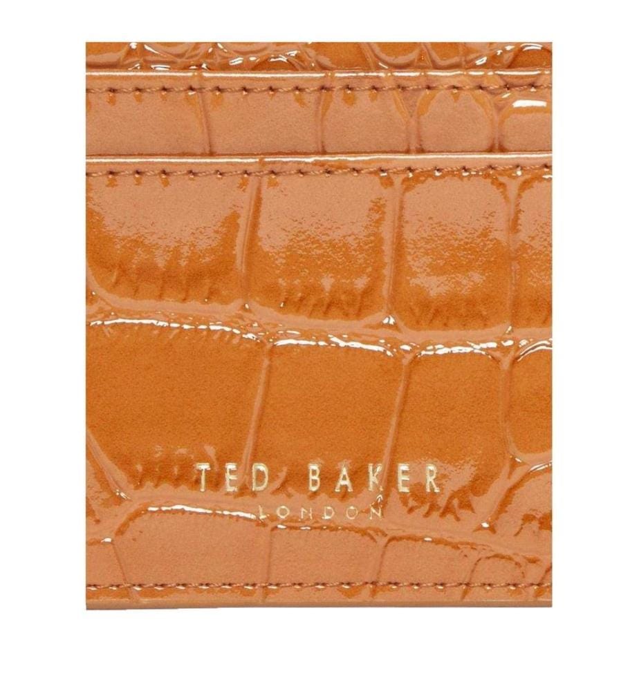 Ted Baker - Kartenhalter, Leder, Krokodilleder