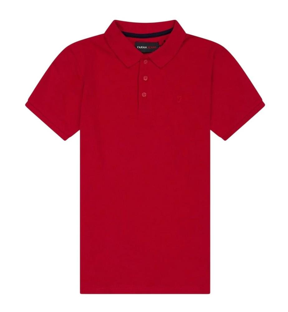 Farah Boys Bugsworth Embroidered Short-Sleeved Polo Shirt