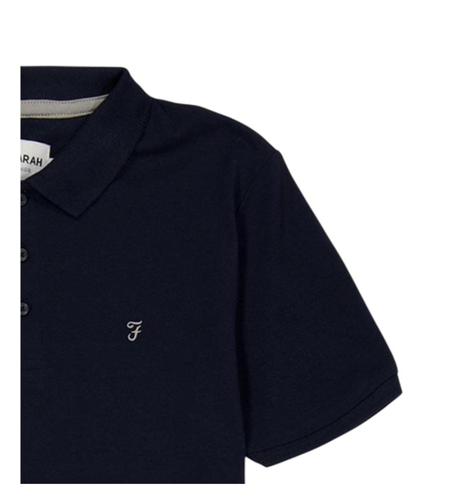 Farah Boys Bugsworth Embroidered Short-Sleeved Polo Shirt