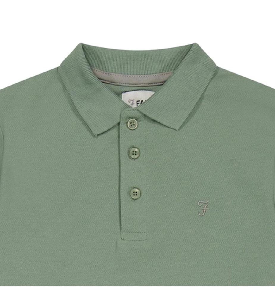 Farah Boys Bugsworth Embroidered Short-Sleeved Polo Shirt