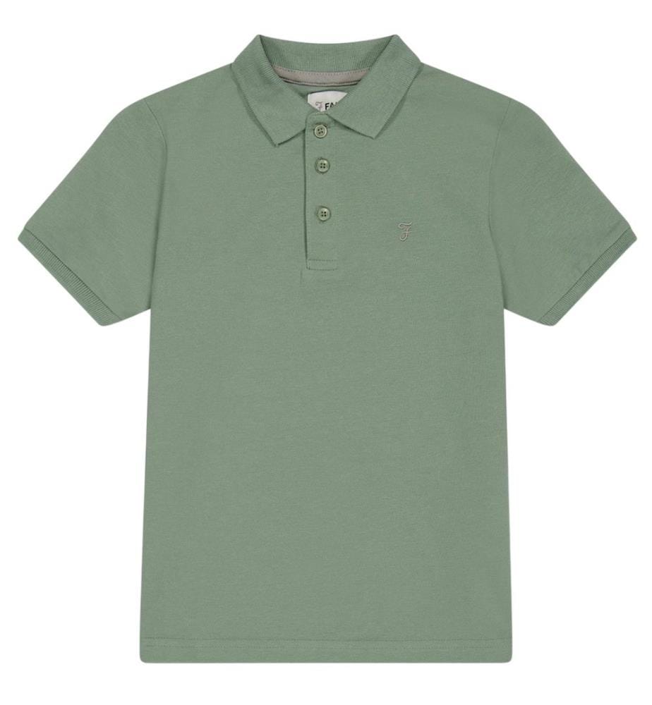 Farah Boys Bugsworth Embroidered Short-Sleeved Polo Shirt