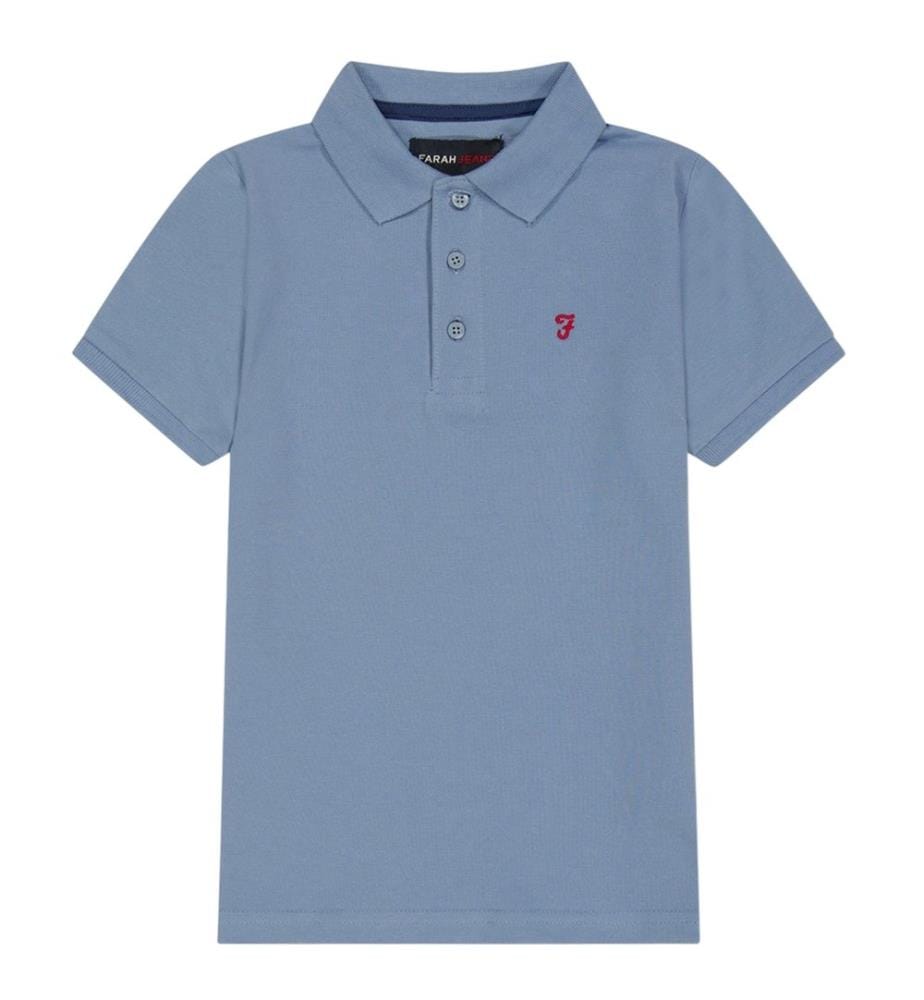 Farah Boys Bugsworth Embroidered Short-Sleeved Polo Shirt