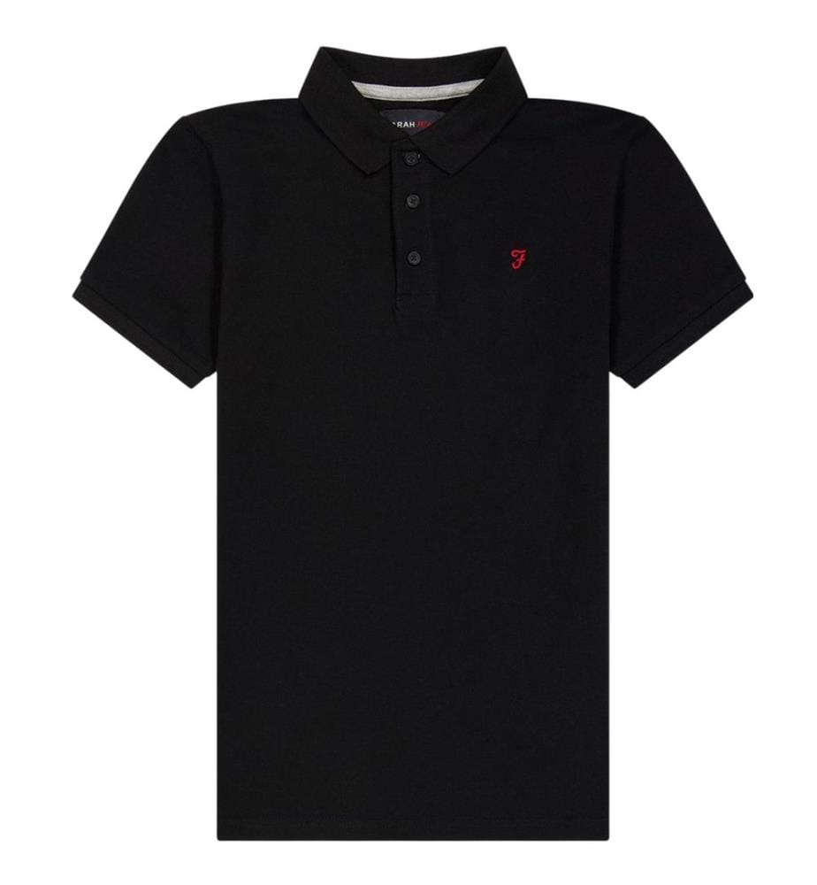 Farah Boys Bugsworth Embroidered Short-Sleeved Polo Shirt