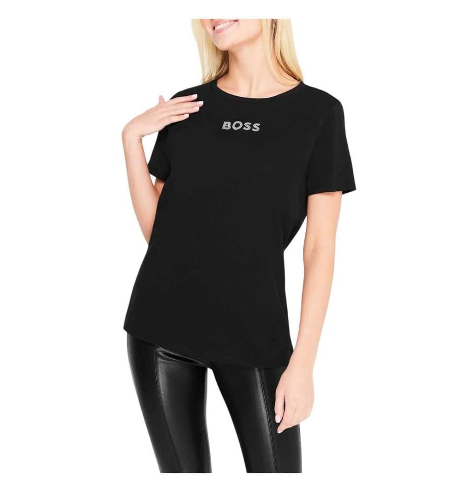 Hugo Boss Womens/Ladies Diamante Logo T-Shirt