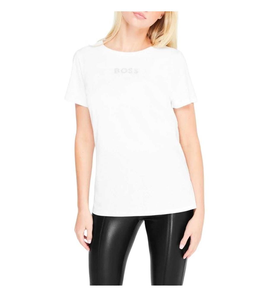 Hugo Boss Womens/Ladies Diamante Logo T-Shirt