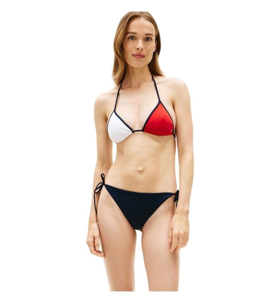 Tommy Hilfiger Womens/Ladies Flag Triangle Cups Bikini Top