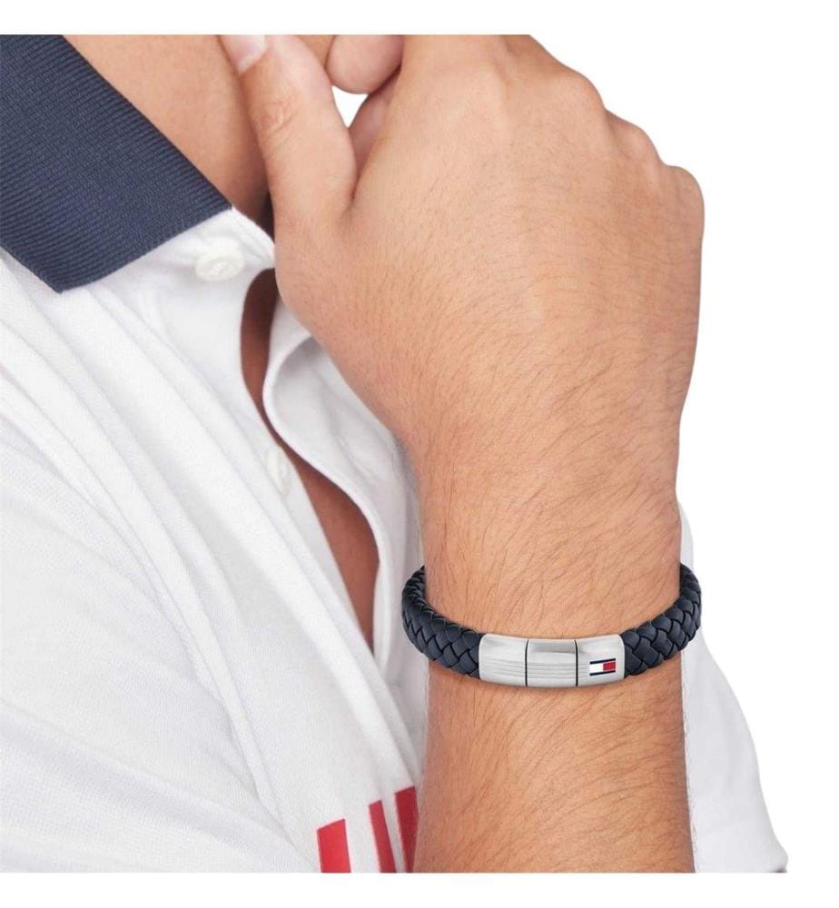 Tommy Hilfiger - Bracelet motif/style tressé - Homme