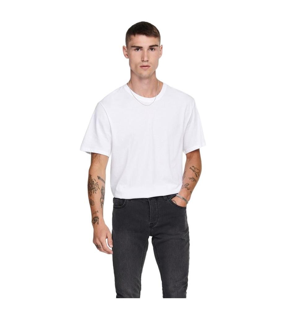 Only and Sons - T-Shirt für Herren, Rundhalsausschnitt, Übergross