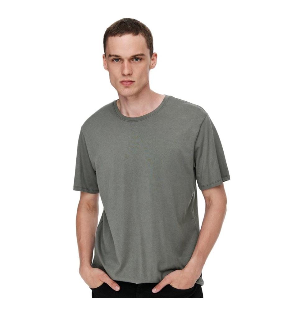 Only and Sons - T-Shirt für Herren, Rundhalsausschnitt, Übergross