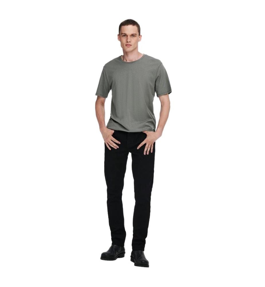 Only and Sons - T-Shirt für Herren, Rundhalsausschnitt, Übergross