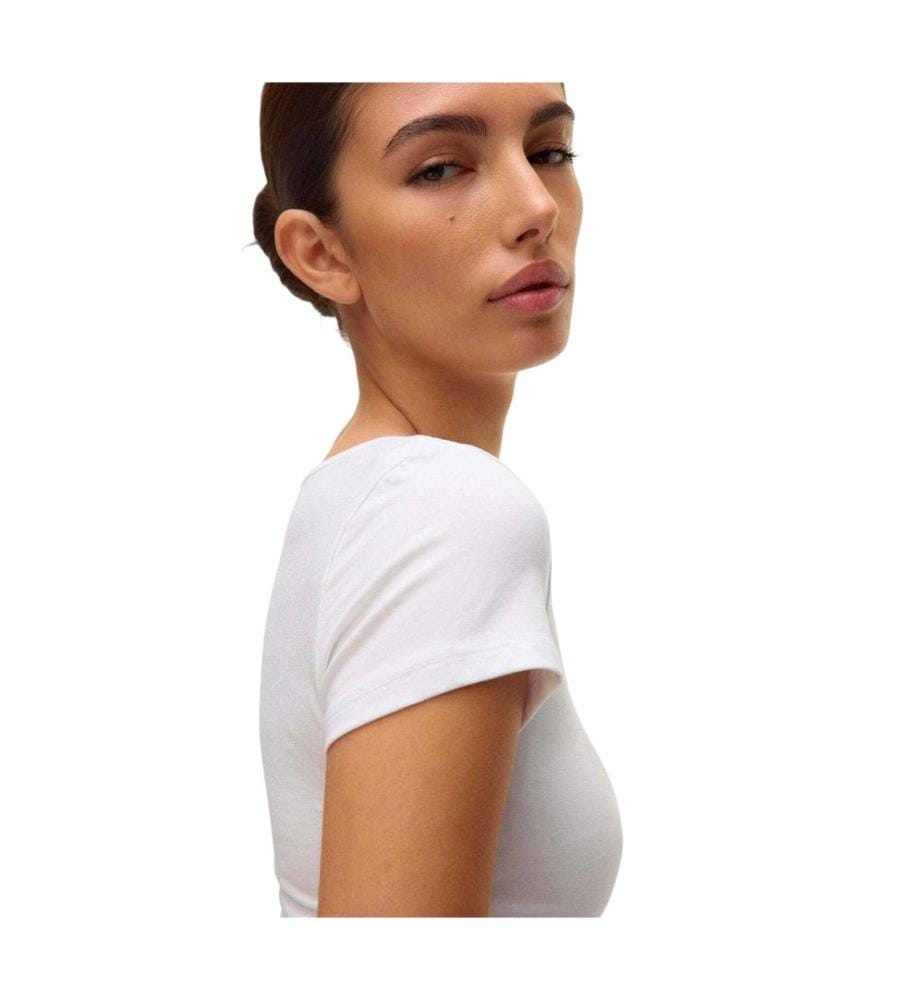 Vero Moda Womens/Ladies Plain Scoop Neck Regular T-Shirt