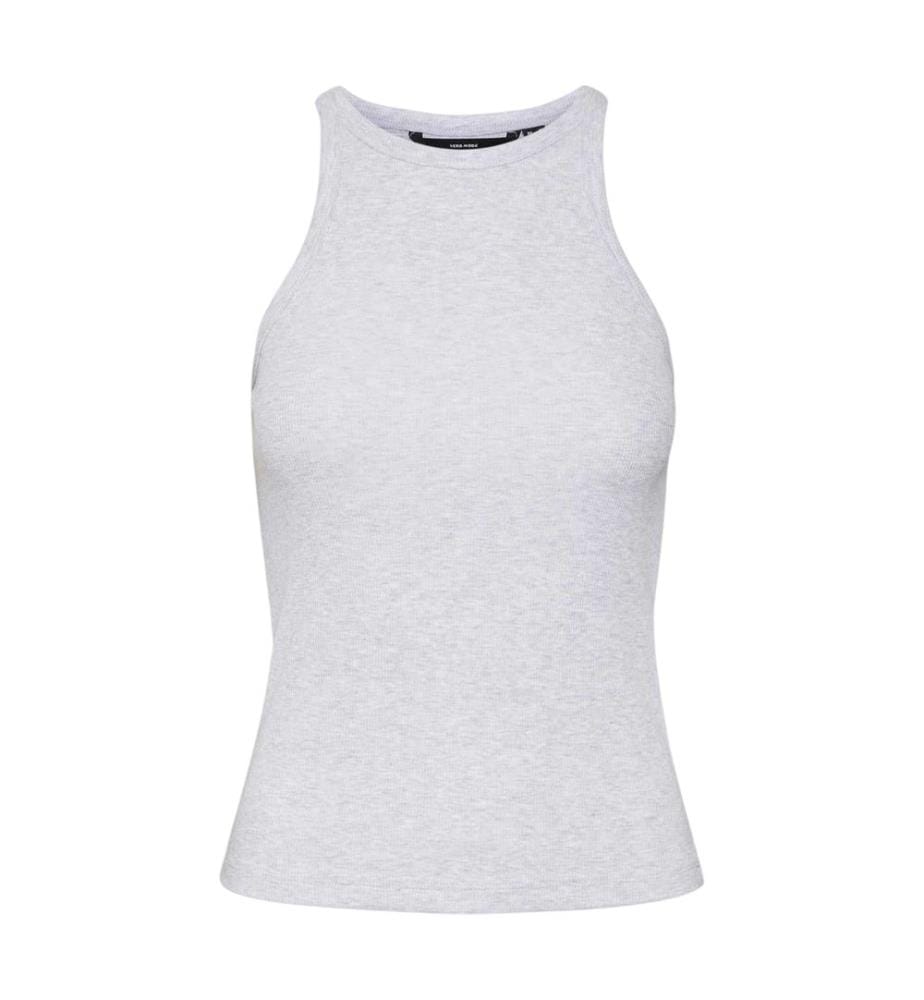 Vero Moda Womens/Ladies Ribbed Crew Neck Regular Tank Top