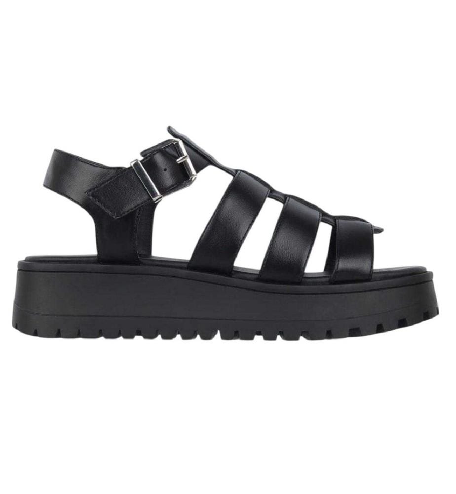 Jack Wills - "Gladiator" Sandalen für Damen, Plattform-Absatz