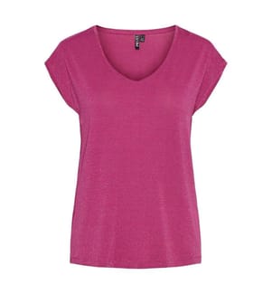 Pieces Womens/Ladies V Neck Regular T-Shirt