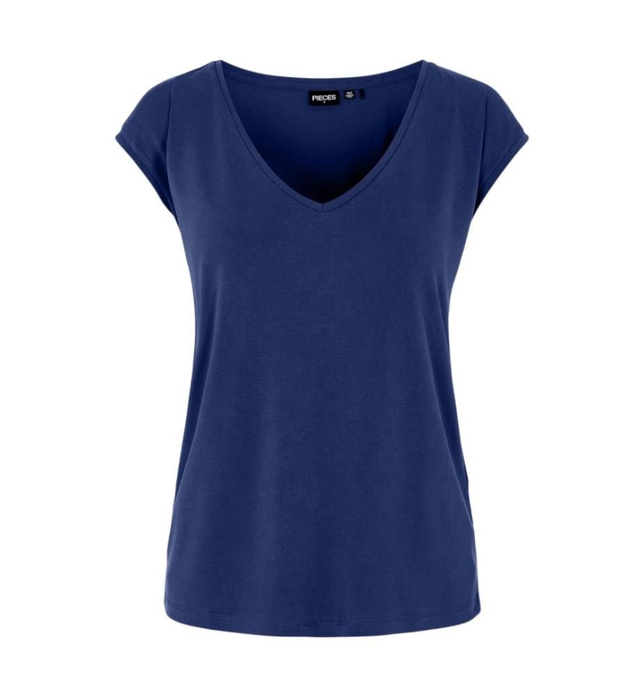 Pieces Womens/Ladies Pckamala Knitted V Neck T-Shirt