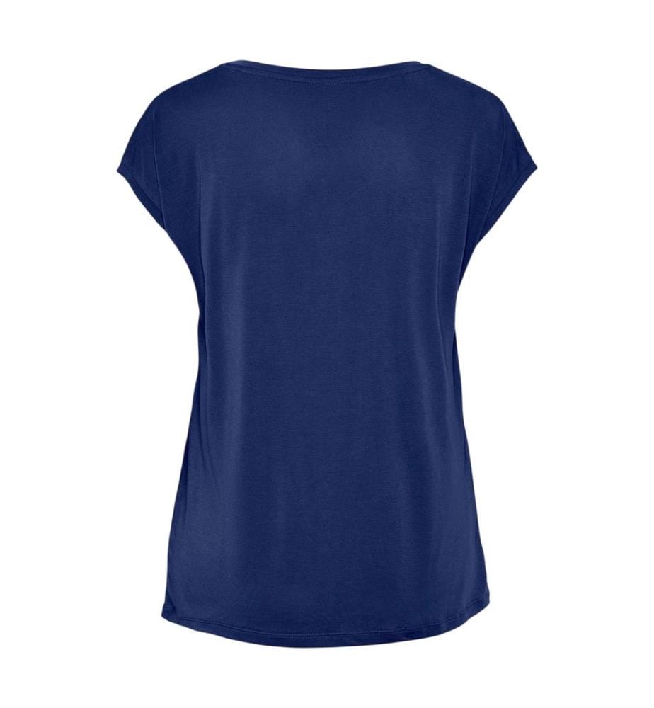 Pieces Womens/Ladies Pckamala Knitted V Neck T-Shirt