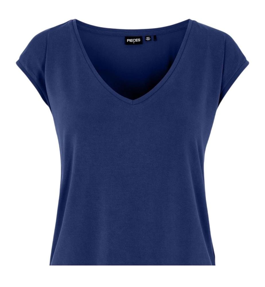 Pieces Womens/Ladies Pckamala Knitted V Neck T-Shirt