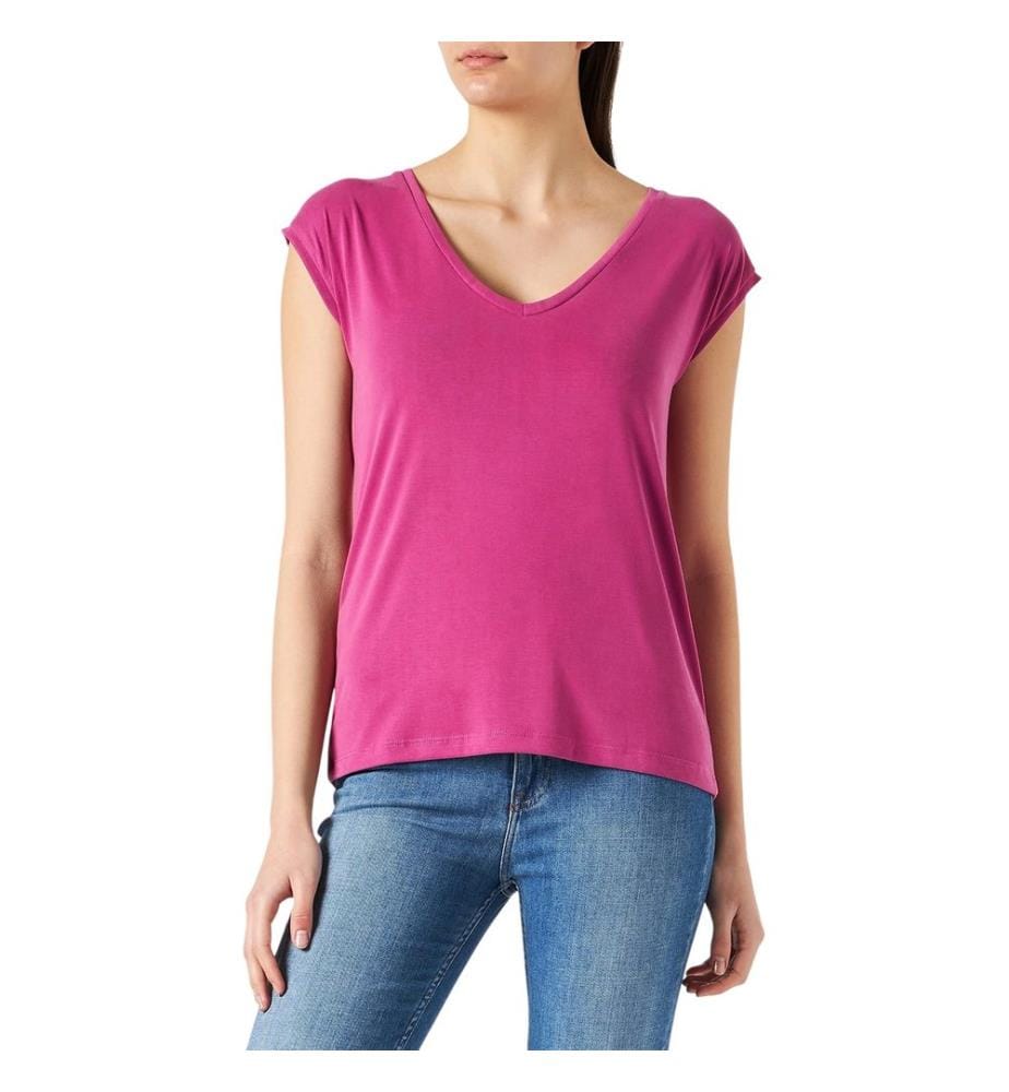 Pieces Womens/Ladies Pckamala Knitted V Neck T-Shirt