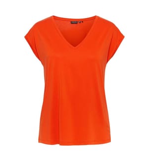 Pieces Womens/Ladies Pckamala Knitted V Neck T-Shirt
