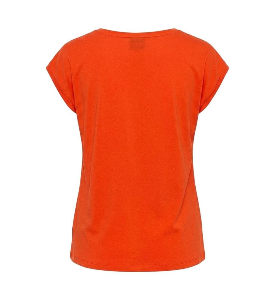 Pieces Womens/Ladies Pckamala Knitted V Neck T-Shirt