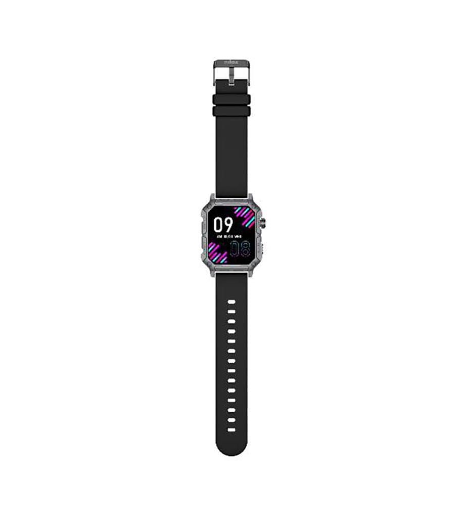 Montre connectée de sport avec écran carré de 1,91 pouces, suivi de la santé et des performances, conception robuste, notifications et contrôle de la musique