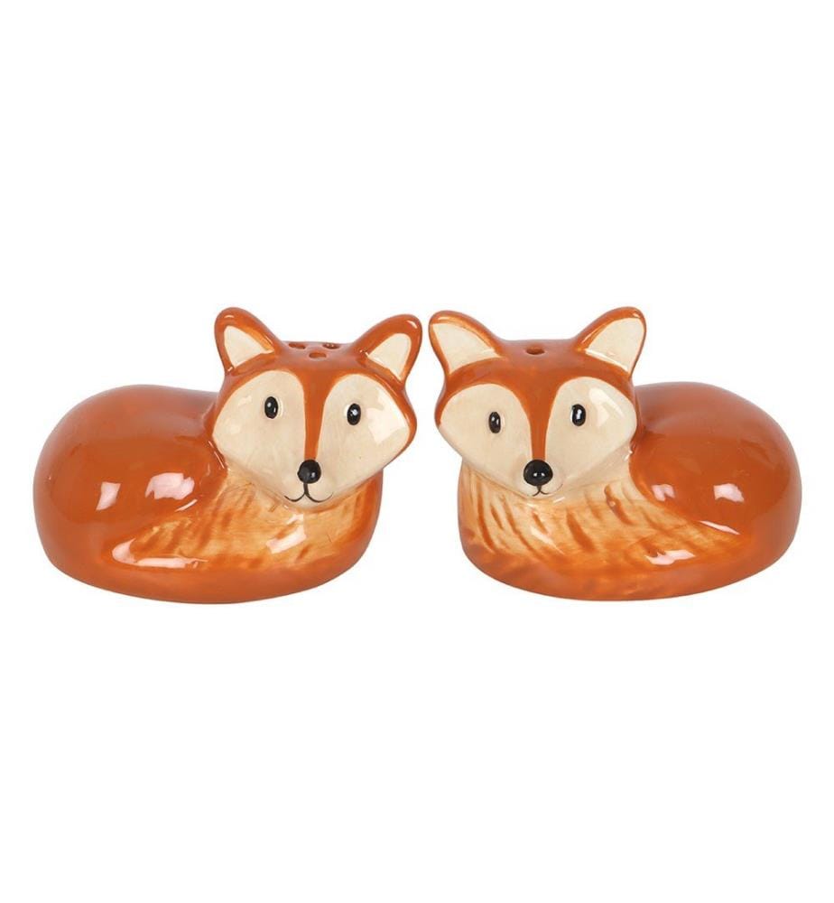 Something Different Fox Salt and Pepper Shakers
