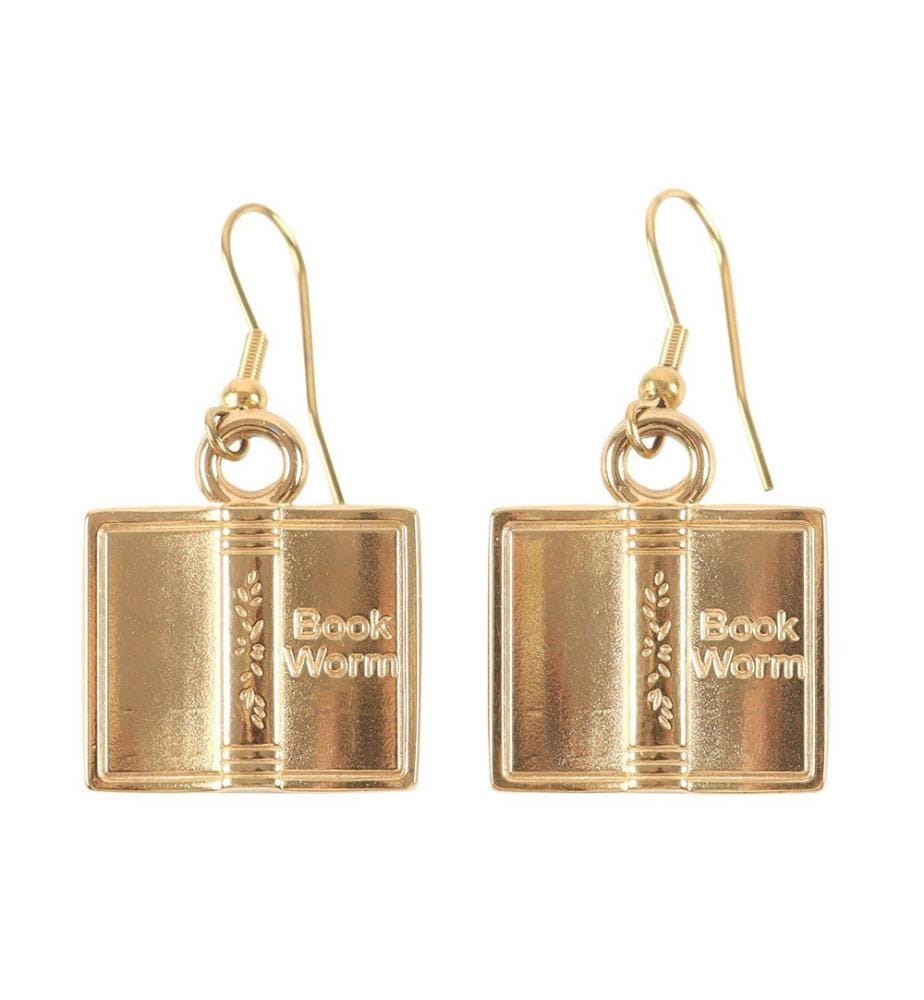 Something Different - Boucles d´oreilles motif Book Worm - Femme